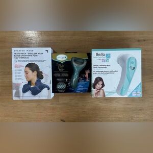 Bundle 🔥 Heated Neck+Shoulder Wrap, Bella Sonic Facial, Ampoe Pedi Perfect PRO